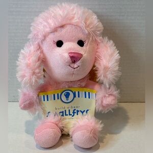 New Build A Bear BAB Pink Poodle Smallfry Plush Toy 2012